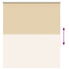 Beige rullakaihdin blackout Lutia 140x175cm (kankaan leveys 136,6 cm)