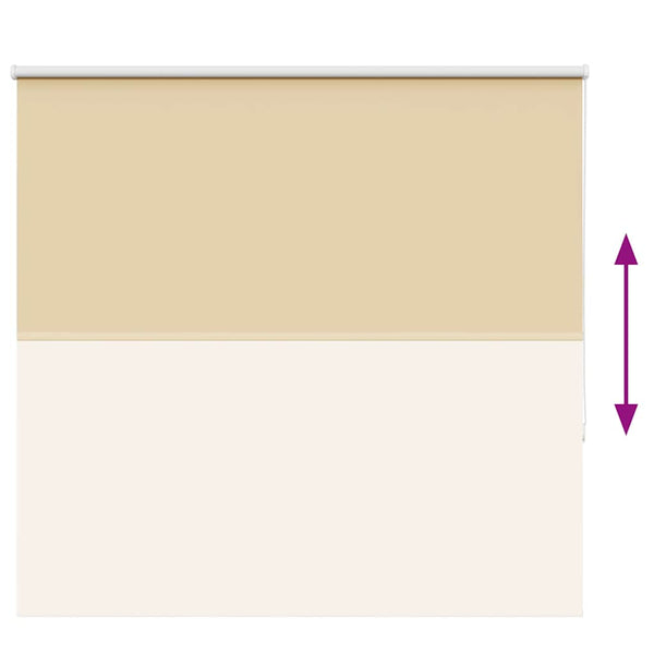 Beige rullakaihdin blackout Lutia 160x175cm (kankaan leveys 156,6 cm)