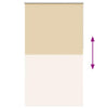 Beige rullakaihdin blackout Lutia 130x210cm (kankaan leveys 126,6 cm)