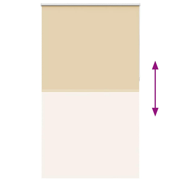 Beige rullakaihdin blackout Lutia 130x210cm (kankaan leveys 126,6 cm)