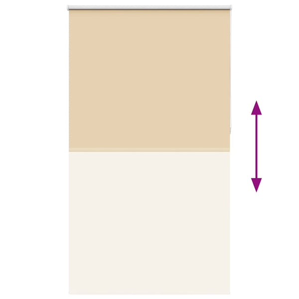 Beige rullakaihdin blackout Lutia 135x210cm (kankaan leveys 131,6 cm)