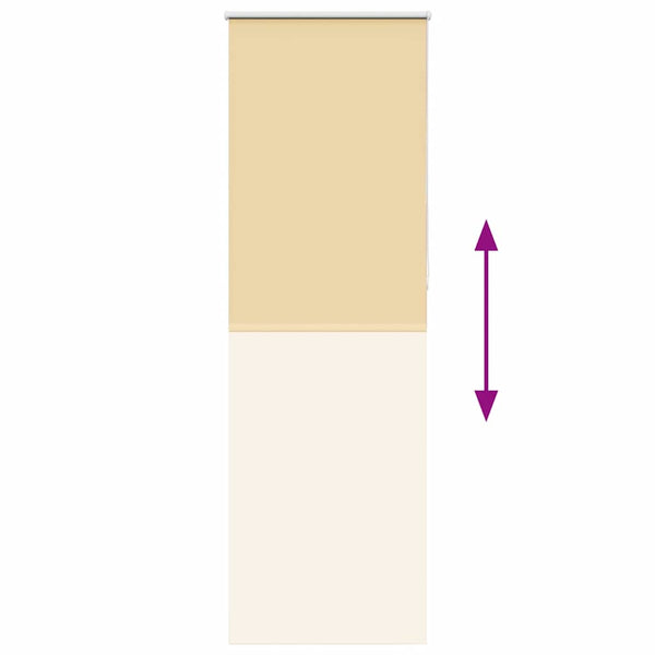 Beige rullakaihdin blackout Lutia 85x230cm (kankaan leveys 80,7 cm)