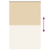 Beige rullakaihdin blackout Lutia 165x230cm (kankaan leveys 161,6 cm)