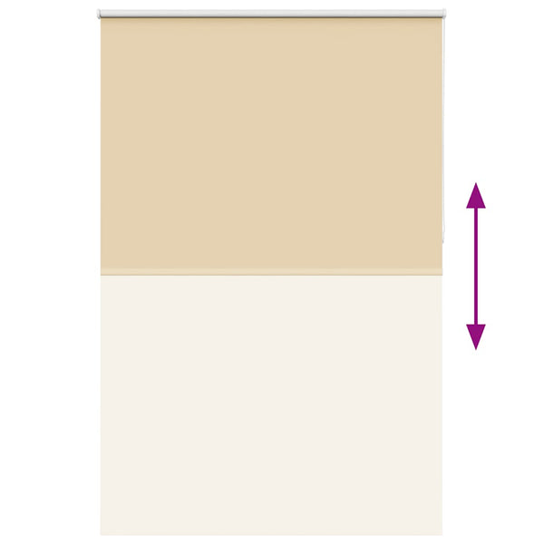 Beige rullakaihdin blackout Lutia 165x230cm (kankaan leveys 161,6 cm)