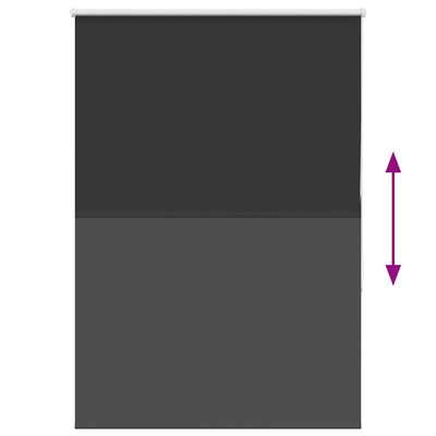 Musta rullaverho blackout Lutia 105x150cm (kankaan leveys 100,7 cm)