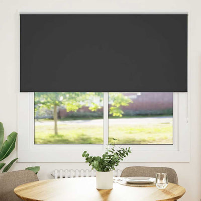 Musta rullaverho blackout Lutia 145x150cm (kankaan leveys 141,6 cm)