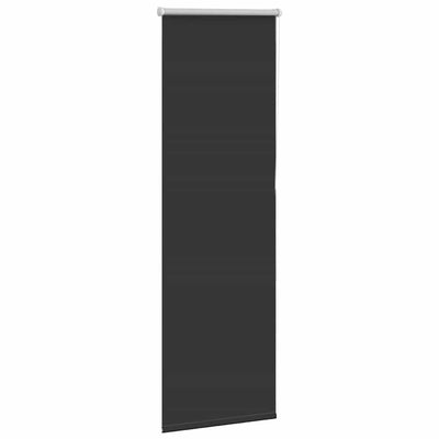 Musta rullaverho blackout Lutia 40x175cm (kankaan leveys 35,7 cm)