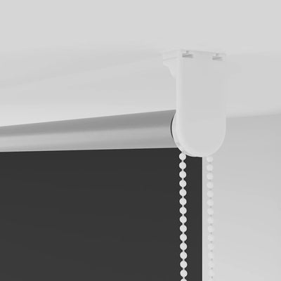 Musta rullaverho blackout Lutia 125x210cm (kankaan leveys 121,6 cm)