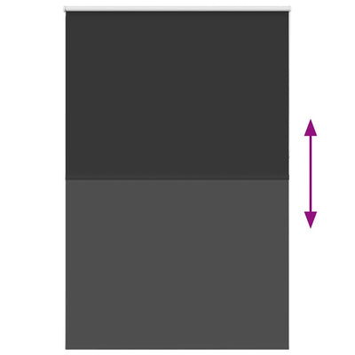 Musta rullaverho blackout Lutia 155x210cm (kankaan leveys 151,6 cm)