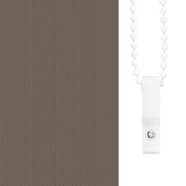 Musta rullaverho blackout kahvi Lutia 75x130cm (kankaan leveys 70,7 cm)