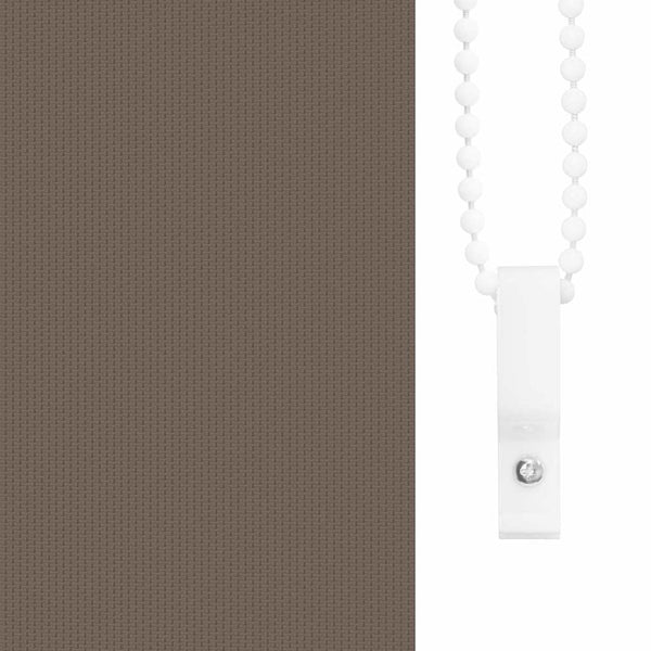 Musta rullaverho blackout kahvi Lutia 40x150cm (kankaan leveys 35,7 cm)