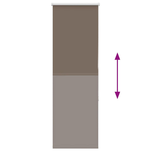 Musta rullaverho blackout kahvi Lutia 60x150cm (kankaan leveys 55,7 cm)