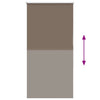 Musta rullaverho blackout kahvi Lutia 65x150cm (kankaan leveys 60,7 cm)