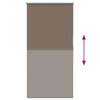 Musta rullaverho blackout kahvi Lutia 80x150cm (kankaan leveys 75,7 cm)