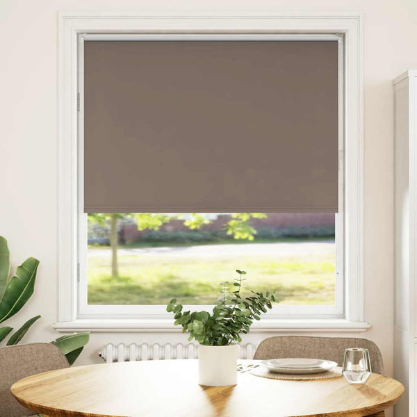 Musta rullaverho blackout kahvi Lutia 90x150cm (kankaan leveys 85,7 cm)
