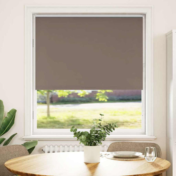 Musta rullaverho blackout kahvi Lutia 105x150cm (kankaan leveys 100,7 cm)