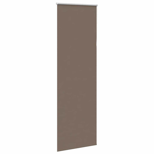 Musta rullaverho blackout kahvi Lutia 75x210cm (kankaan leveys 70,7 cm)