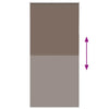 Musta rullaverho blackout kahvi Lutia 100x230cm (kankaan leveys 95,7 cm)