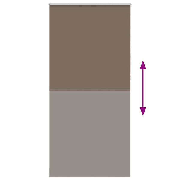 Rullaverho, pimentävä, kahvinruskea, 110x230 cm, kangas, leveys 105,7 cm, polyesteri