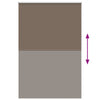 Musta rullaverho blackout kahvi Lutia 160x230cm (kankaan leveys 156,6 cm)