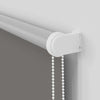 Harmaa rullaverho blackout Lutia 135x130cm (kankaan leveys 131,6 cm)
