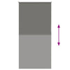 Harmaa rullaverho blackout Lutia 75x150cm (kankaan leveys 70,7 cm)