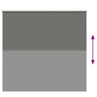 Harmaa rullaverho blackout Lutia 155x150cm (kankaan leveys 151,6 cm)