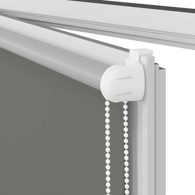 Harmaa rullaverho blackout Lutia 50x175cm (kankaan leveys 45,7 cm)