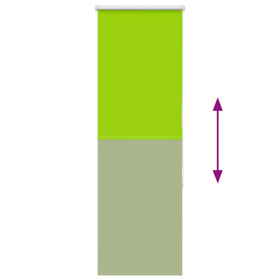 Vihreät rullaverho blackout lehdet Lutia 60x150cm (kankaan leveys)