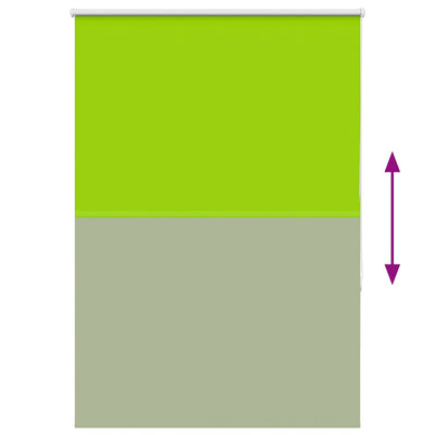 Vihreitä rullaverho blackout lehdet Lutia 100x150cm (kankaan leveys)