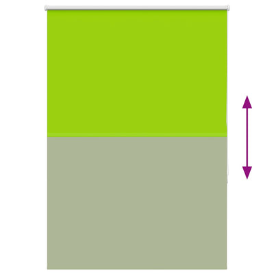 Vihreitä rullaverho blackout lehdet Lutia 105x150cm (kankaan leveys)