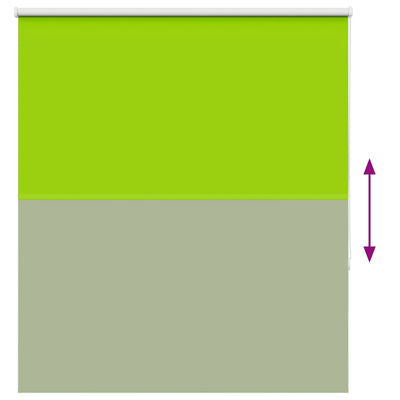 Vihreitä rullaverho blackout lehdet Lutia 125x150cm (kankaan leveys)