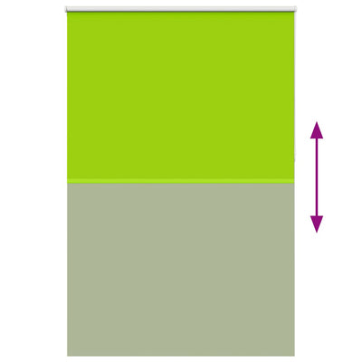 Vihreitä rullaverho blackout lehdet Lutia 155x230cm (kankaan leveys)