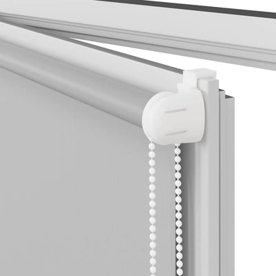 Vaalean harmaa rullaverho blackout Lutia 85x130cm (kankaan leveys)