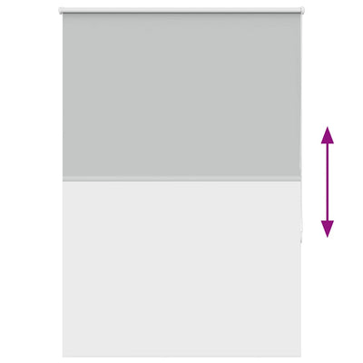 Vaalean harmaa rullaverho blackout Lutia 115x130cm (kankaan leveys)