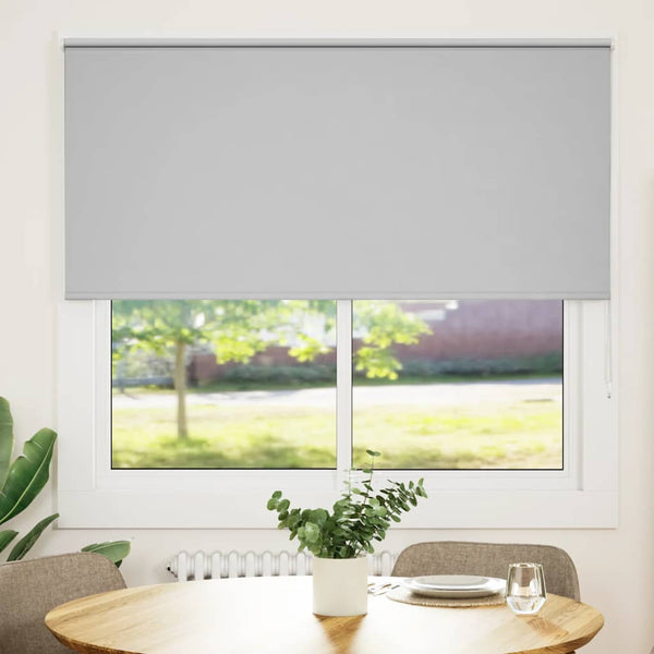 Rullaverho Blackout vaalean harmaa 165x130 cm Kankaan leveys