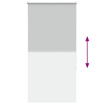 Vaalean harmaa rullaverho blackout Lutia 80x175cm (kankaan leveys)