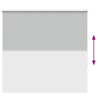 Vaalean harmaa rullaverho blackout Lutia 155x175cm (kankaan leveys)