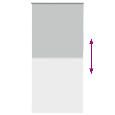 Vaalean harmaa rullaverho blackout Lutia 100x210cm (kankaan leveys)