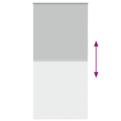 Vaalean harmaa rullaverho blackout Lutia 115x210cm (kankaan leveys)