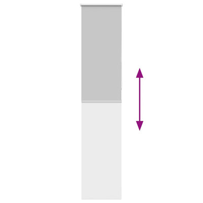 Vaalean harmaa rullaverho blackout Lutia 55x230cm (kankaan leveys)