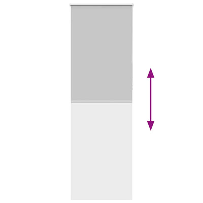 Vaalean harmaa rullaverho blackout Lutia 65x230cm (kankaan leveys)