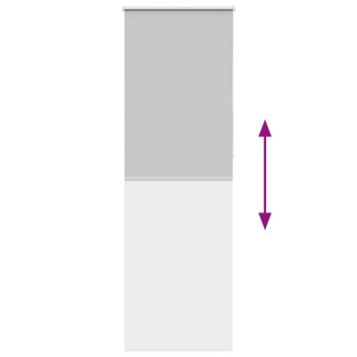 Vaalean harmaa rullaverho blackout Lutia 75x230cm (kankaan leveys)