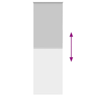 Vaalean harmaa rullaverho blackout Lutia 80x230cm (kankaan leveys)