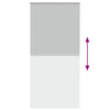 Rullaverho Blackout vaalean harmaa 95x230 cm Kankaan leveys