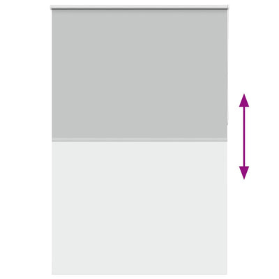 Vaalean harmaa rullaverho blackout Lutia 150x230cm (kankaan leveys)