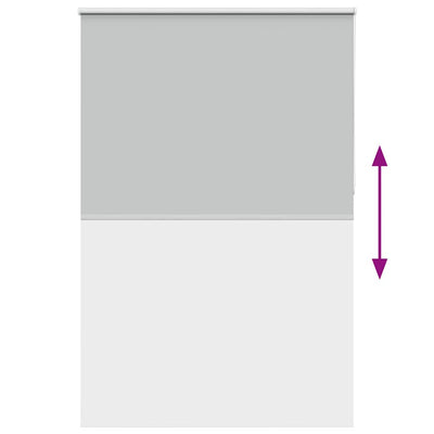 Vaalean harmaa rullaverho blackout Lutia 165x230cm (kankaan leveys)