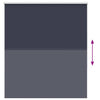 Musta rullaverho blackout merellinen Lutia 125x150cm (kankaan leveys 121,6cm)