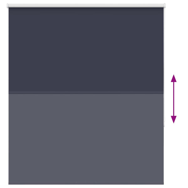 Musta rullaverho blackout merellinen Lutia 125x150cm (kankaan leveys 121,6cm)