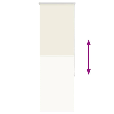 Luonnonvalkoinen rullaverho Lutia 60x130cm (kankaan leveys 55,7 cm)